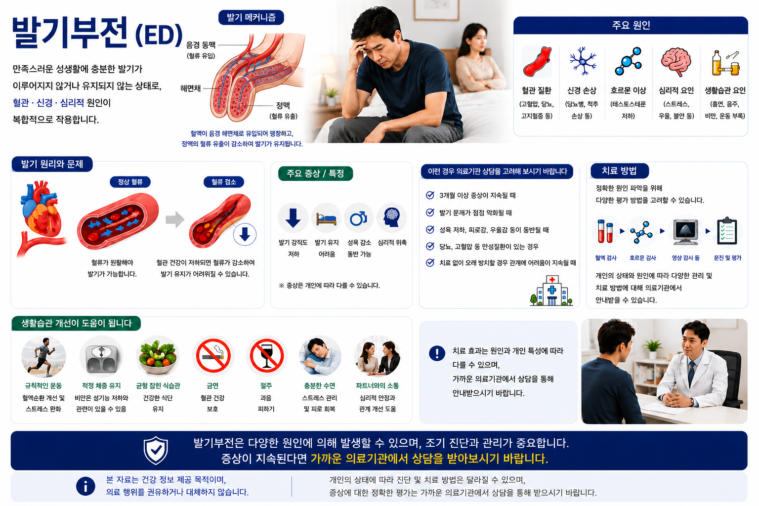 발기부전(ED) 설명 인포그래픽